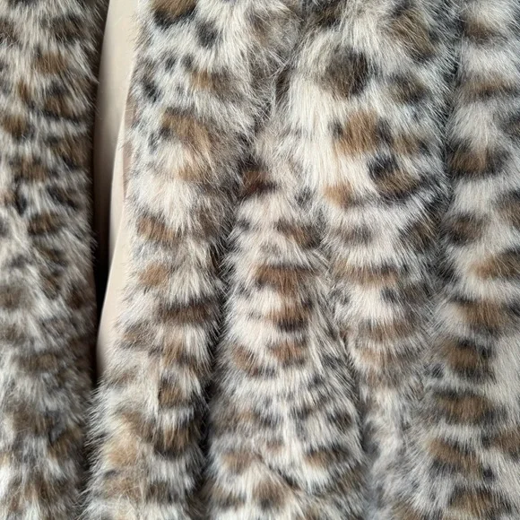 Wild Fable Cheetah Print Jacket Faux Fur - Picture 4 of 6